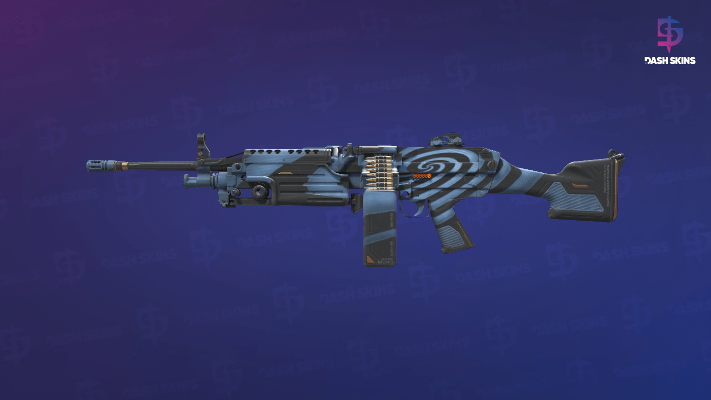 StatTrak™ M249 | Hypnosis (Minimal Wear) Screenshot Playside