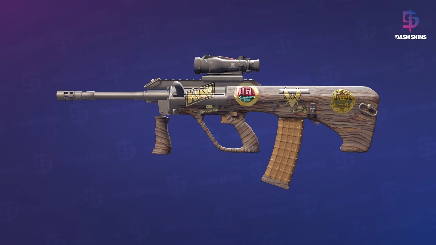 Souvenir AUG | Spalted Wood (Factory New) Screenshot Playside