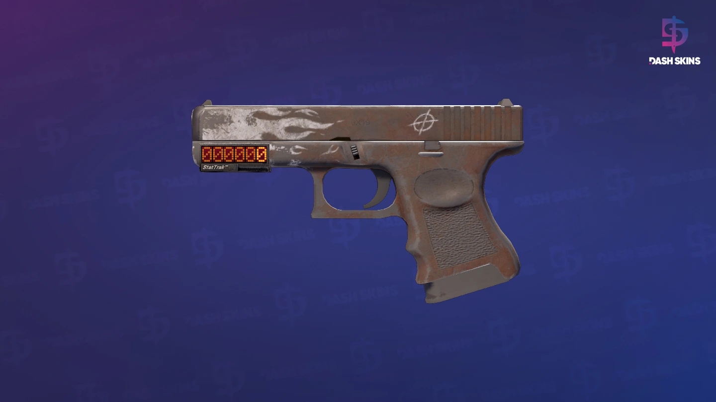 StatTrak™ Glock-18 | Oxide Blaze (Battle-Scarred) Screenshot Playside