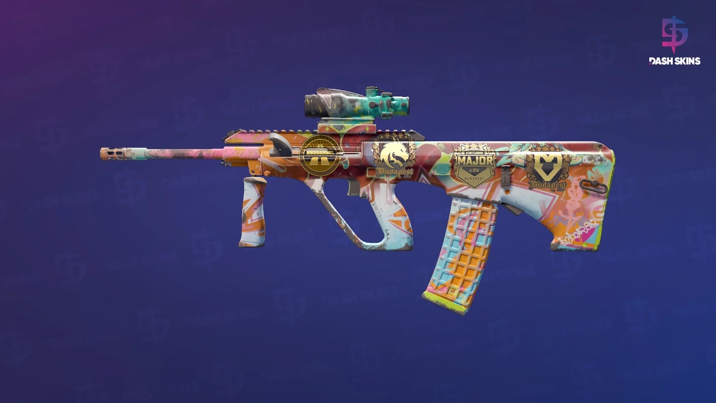 Souvenir AUG | Eye of Zapems (Well-Worn) Screenshot Playside