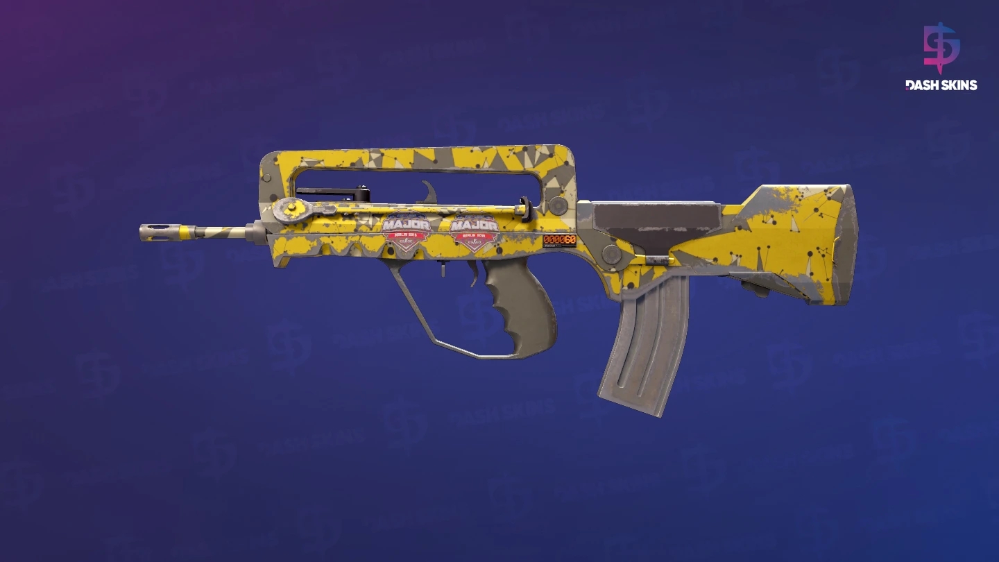 StatTrak™ FAMAS | Neural Net (Field-Tested) Screenshot Playside