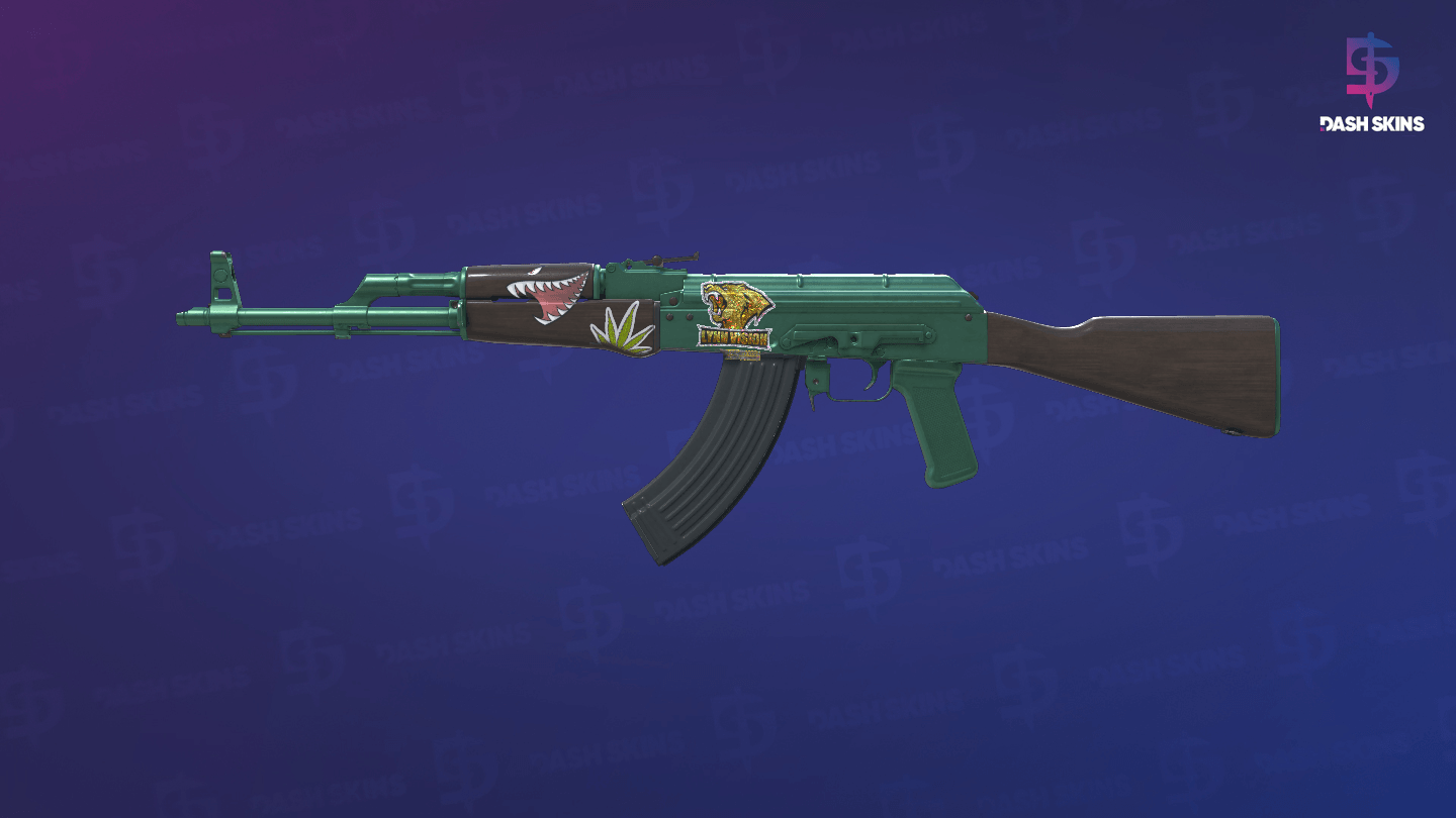AK-47 | Wintergreen (Minimal Wear) Screenshot Playside