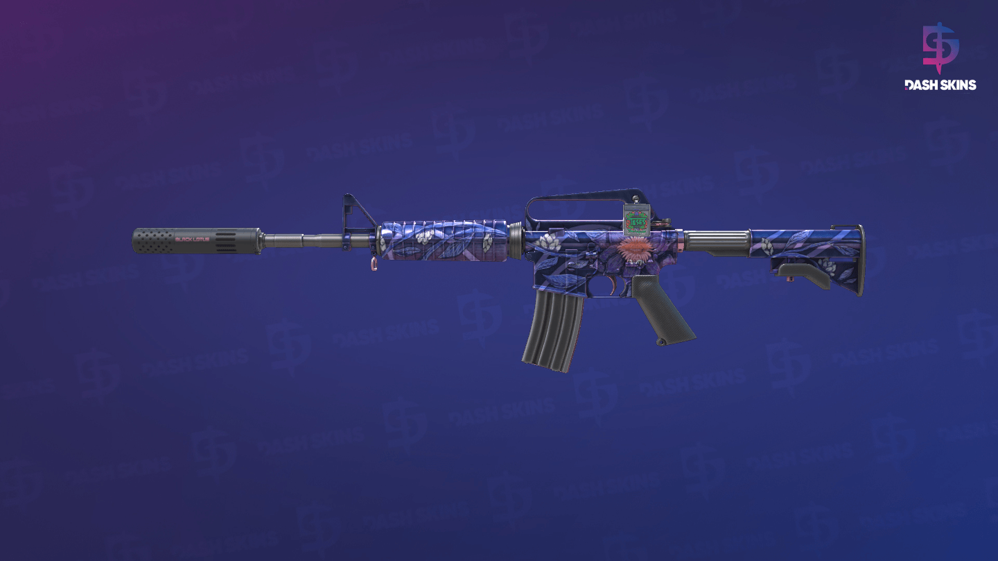 M4A1-S | Black Lotus (Minimal Wear) Screenshot Playside