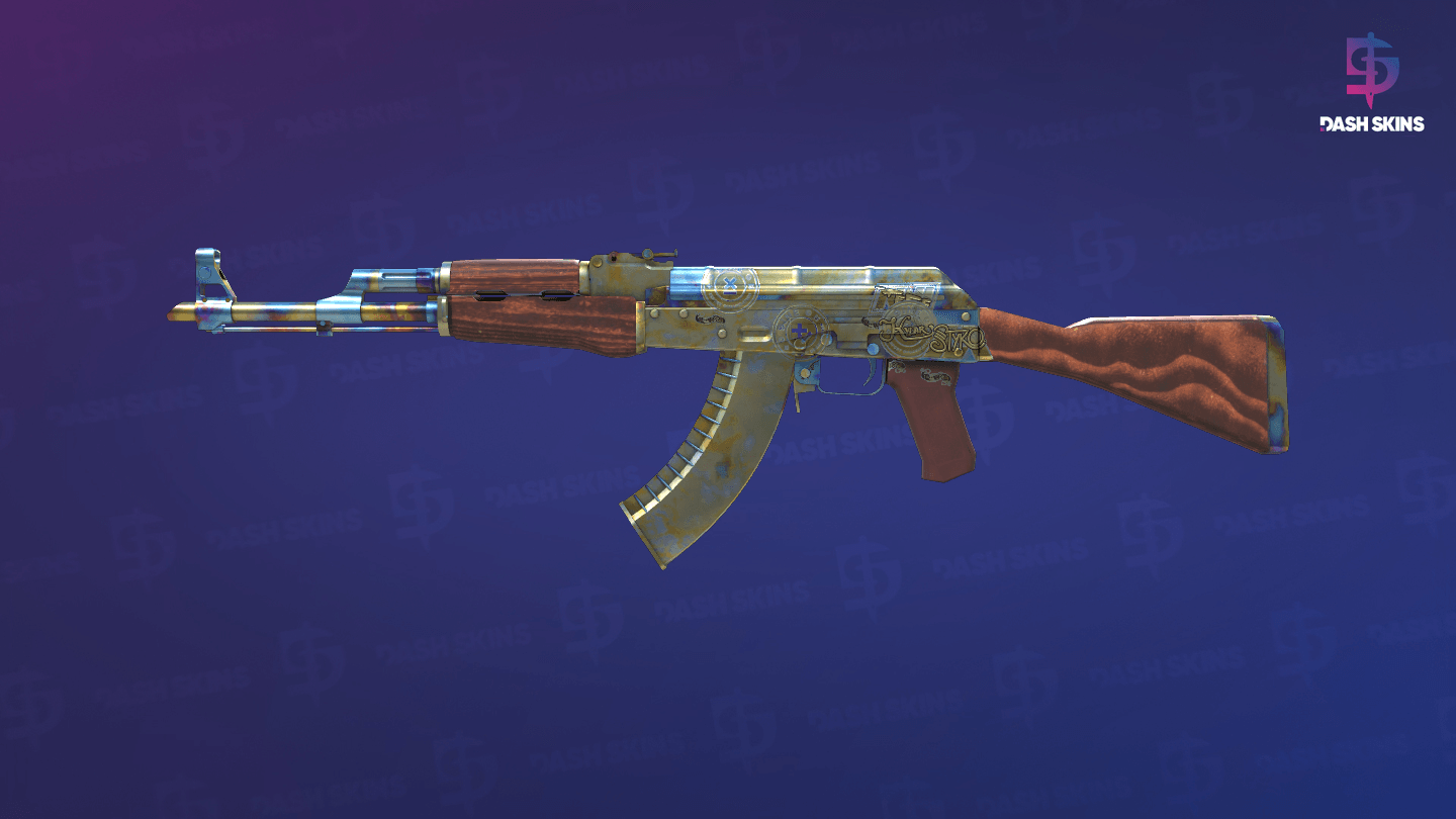 AK-47 | Case Hardened (Minimal Wear) Screenshot Playside