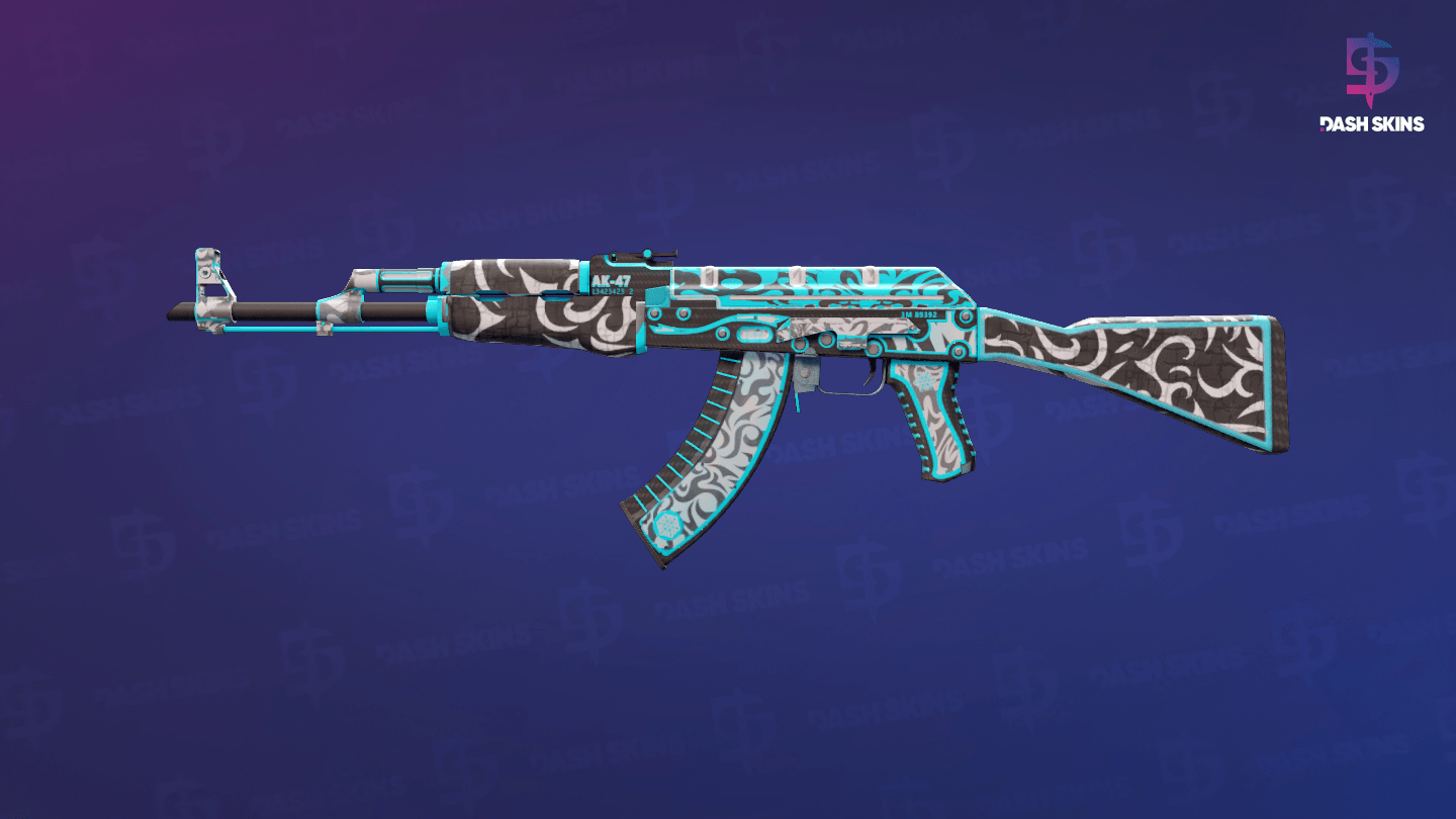 AK-47 | Frontside Misty (Minimal Wear) Screenshot Playside