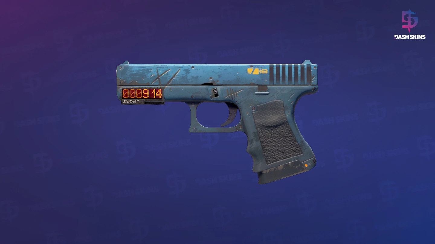 StatTrak™ Glock-18 | Off World (Minimal Wear) Screenshot Playside