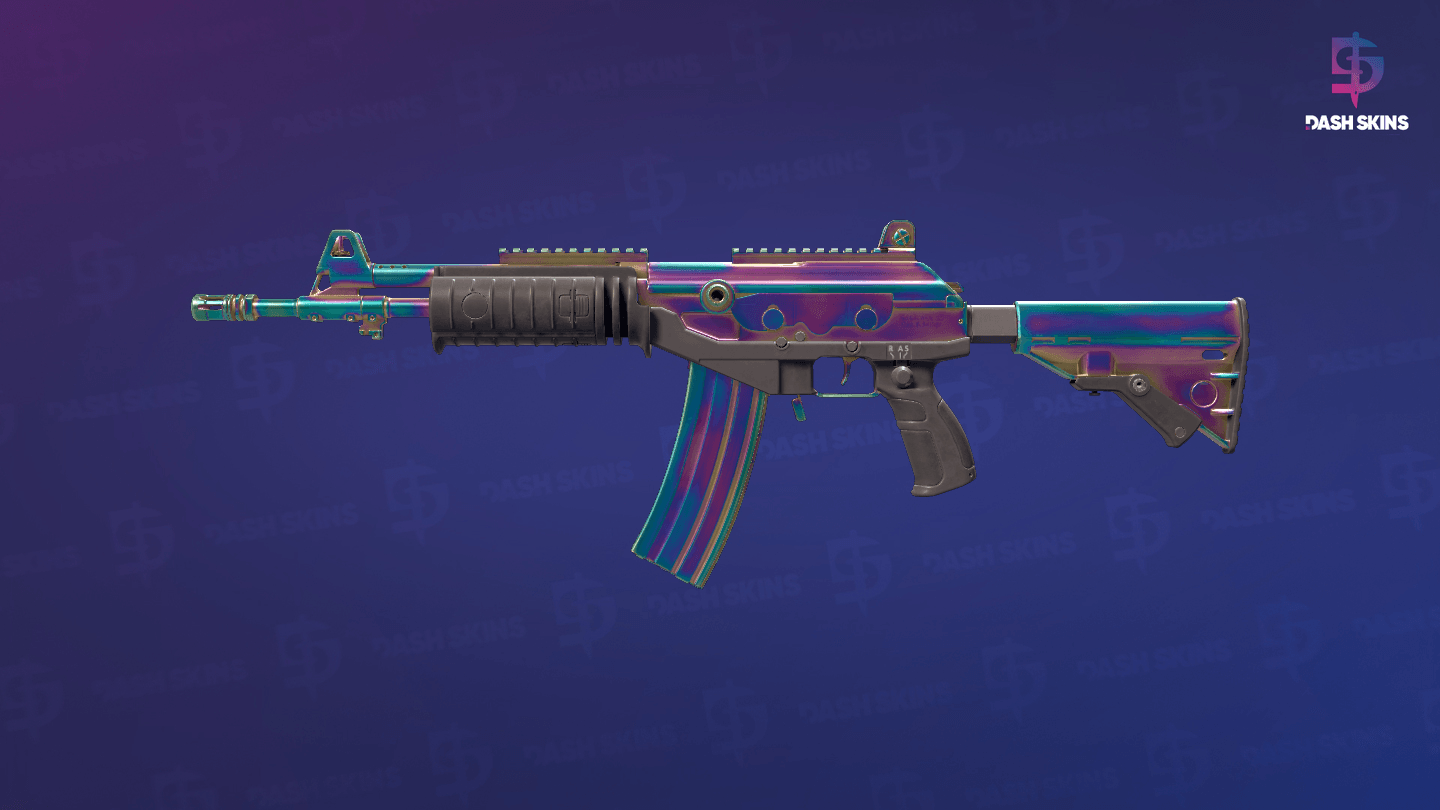 Galil AR | Rainbow Spoon (Minimal Wear) Screenshot Playside