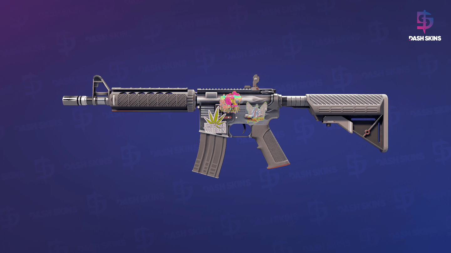 M4A4 | Magnesium (Minimal Wear) Screenshot Playside
