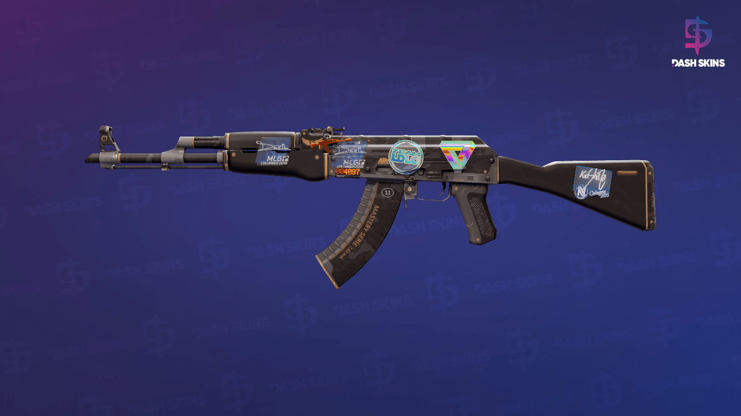 StatTrak™ AK-47 | Elite Build (Minimal Wear) Screenshot Playside