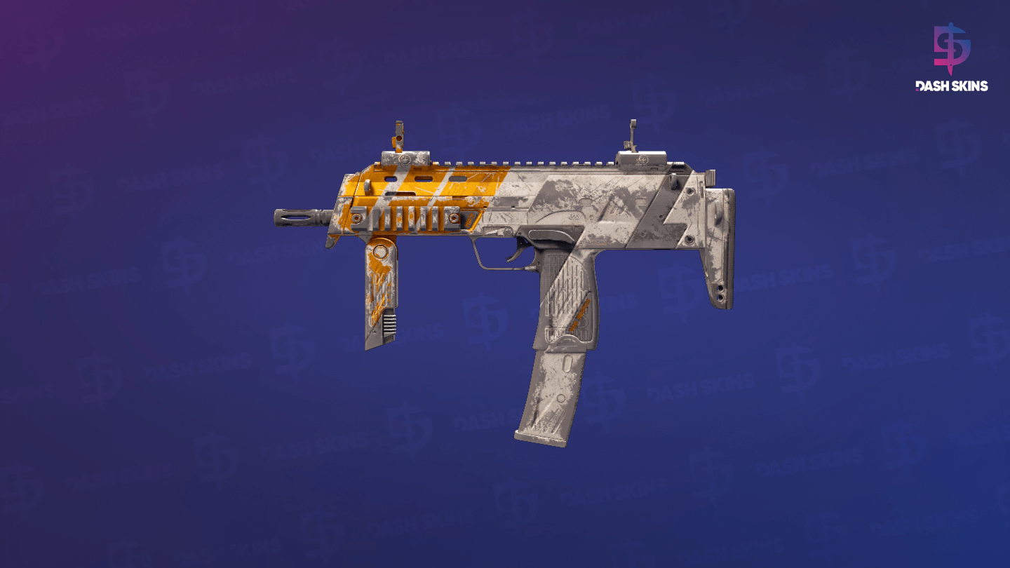 MP7 | Amberline (Battle-Scarred) Screenshot Playside