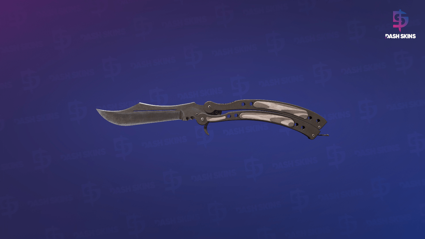 ★ Butterfly Knife | Black Laminate (Field-Tested) Screenshot Playside