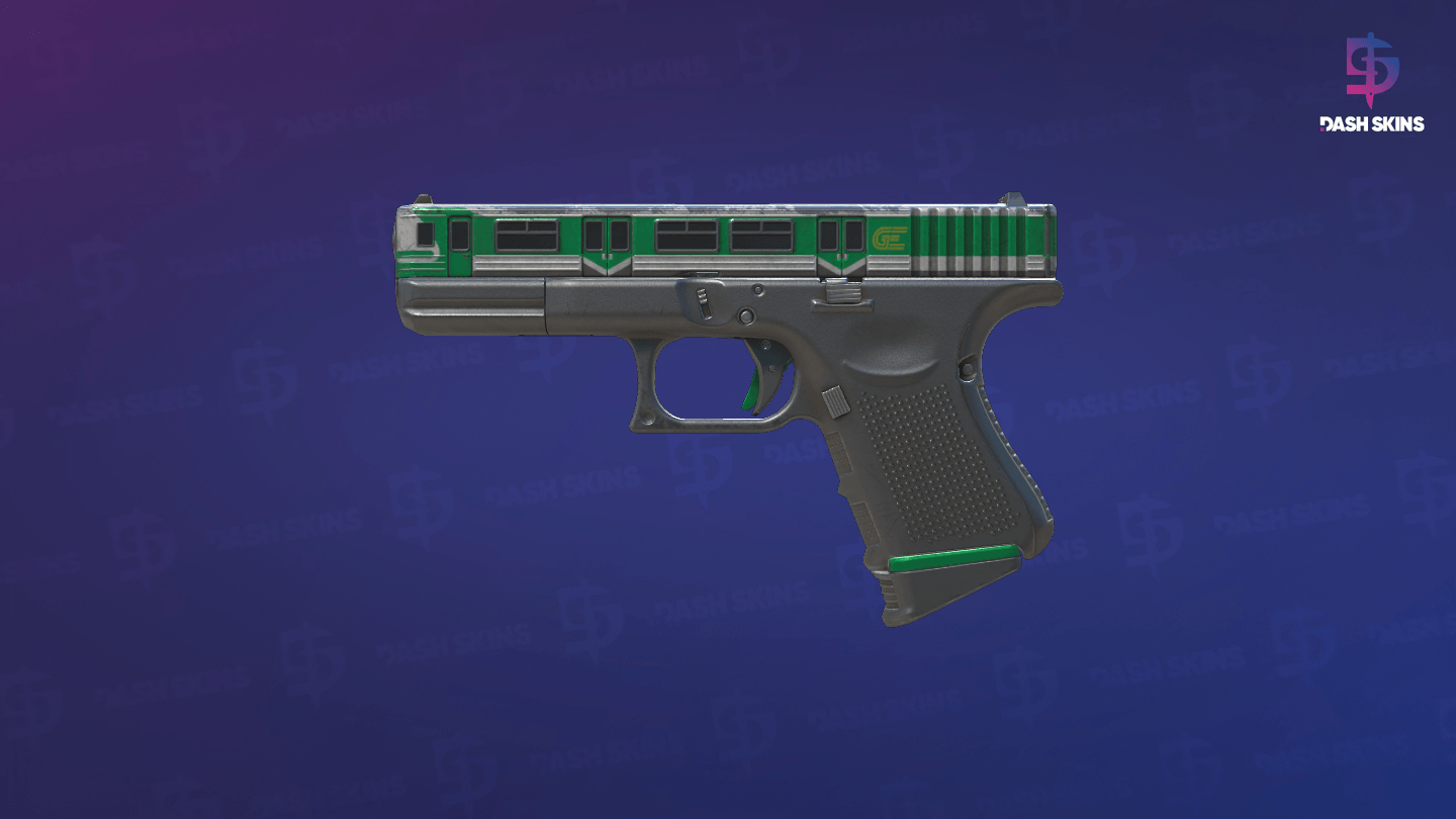 Glock-18 | Green Line (Minimal Wear) Screenshot Playside