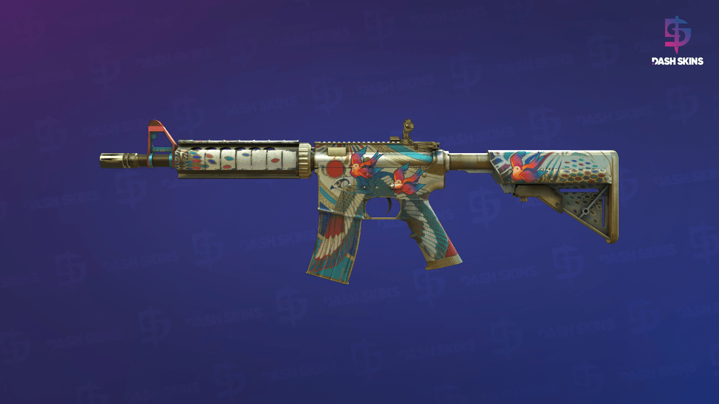M4A4 | Eye of Horus (Battle-Scarred) Screenshot Playside