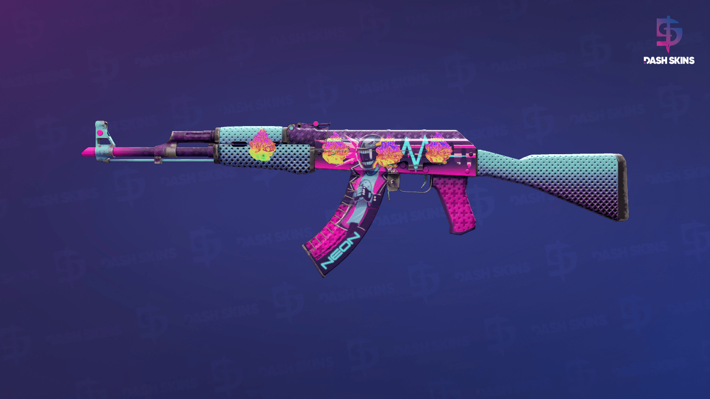 AK-47 | Neon Rider (Minimal Wear) Screenshot Playside