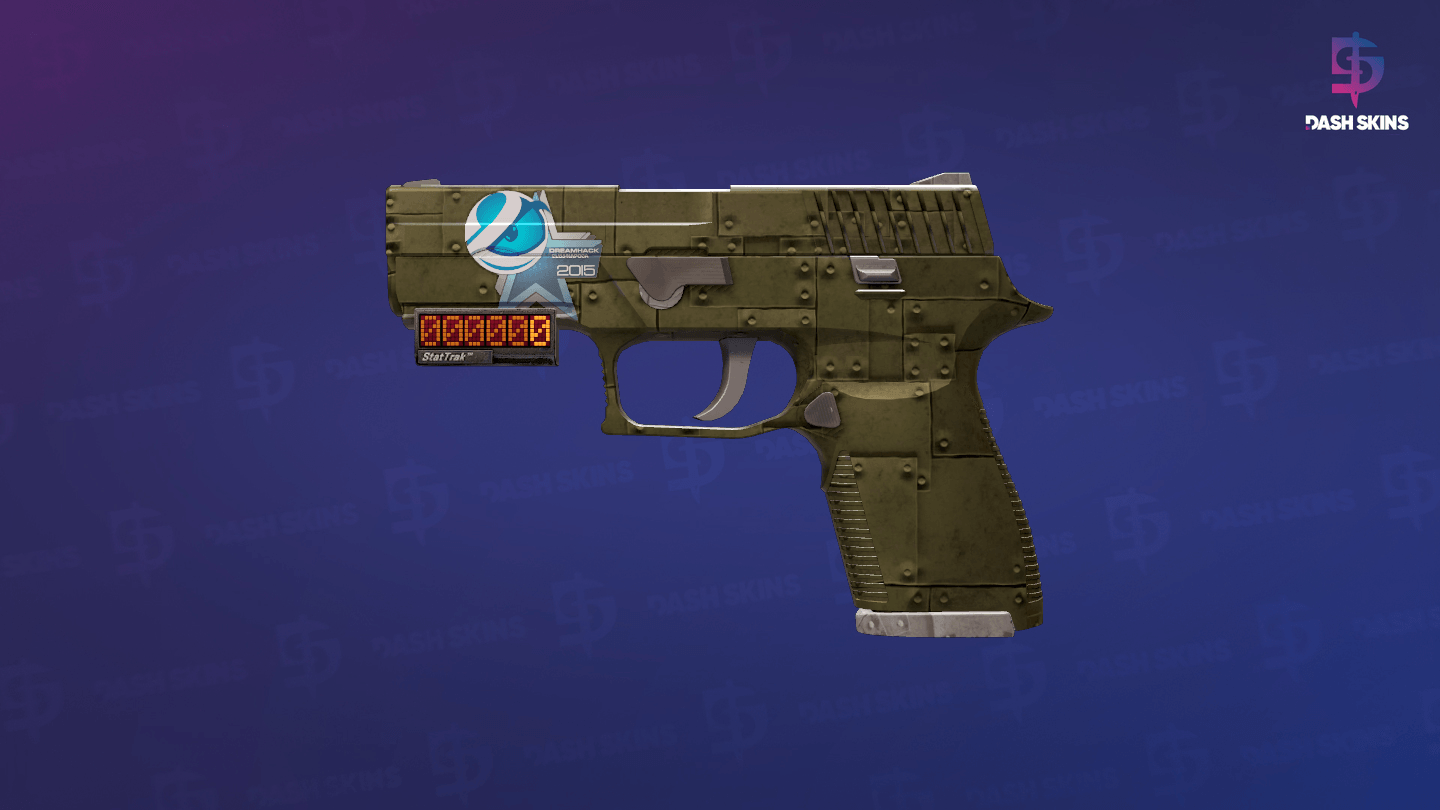 StatTrak™ P250 | Iron Clad (Well-Worn) Screenshot Playside