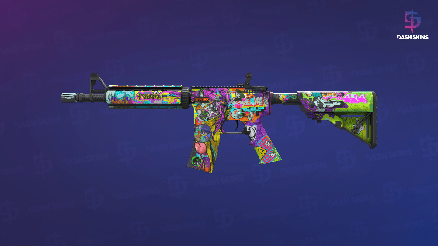 StatTrak™ M4A4 | In Living Color (Field-Tested) Screenshot Playside