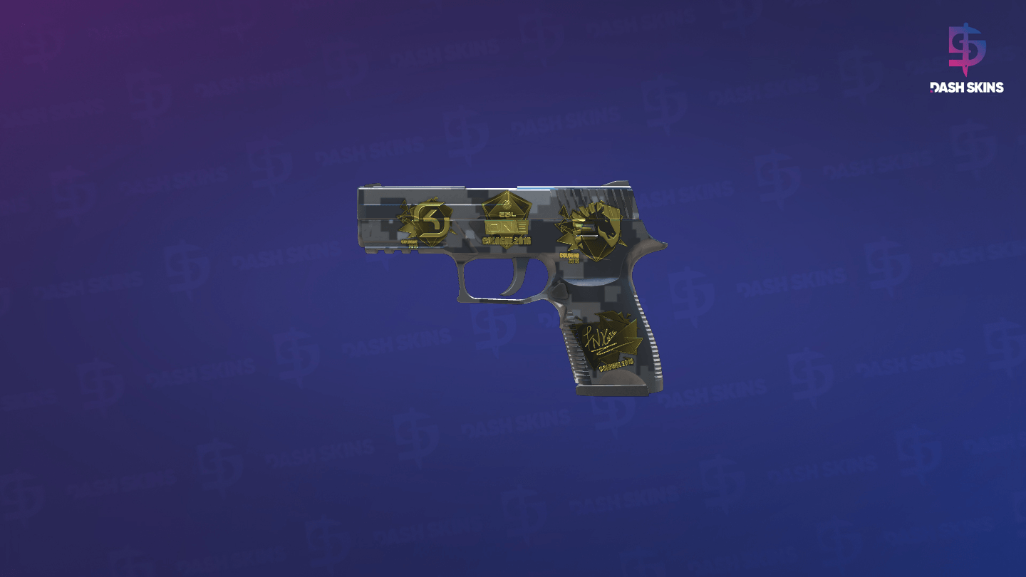 Souvenir P250 | Metallic DDPAT (Factory New) Screenshot Playside