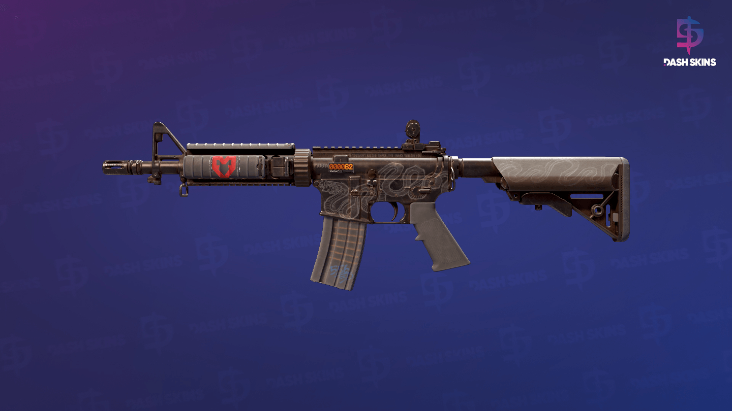 StatTrak™ M4A4 | Etch Lord (Well-Worn) Screenshot Playside