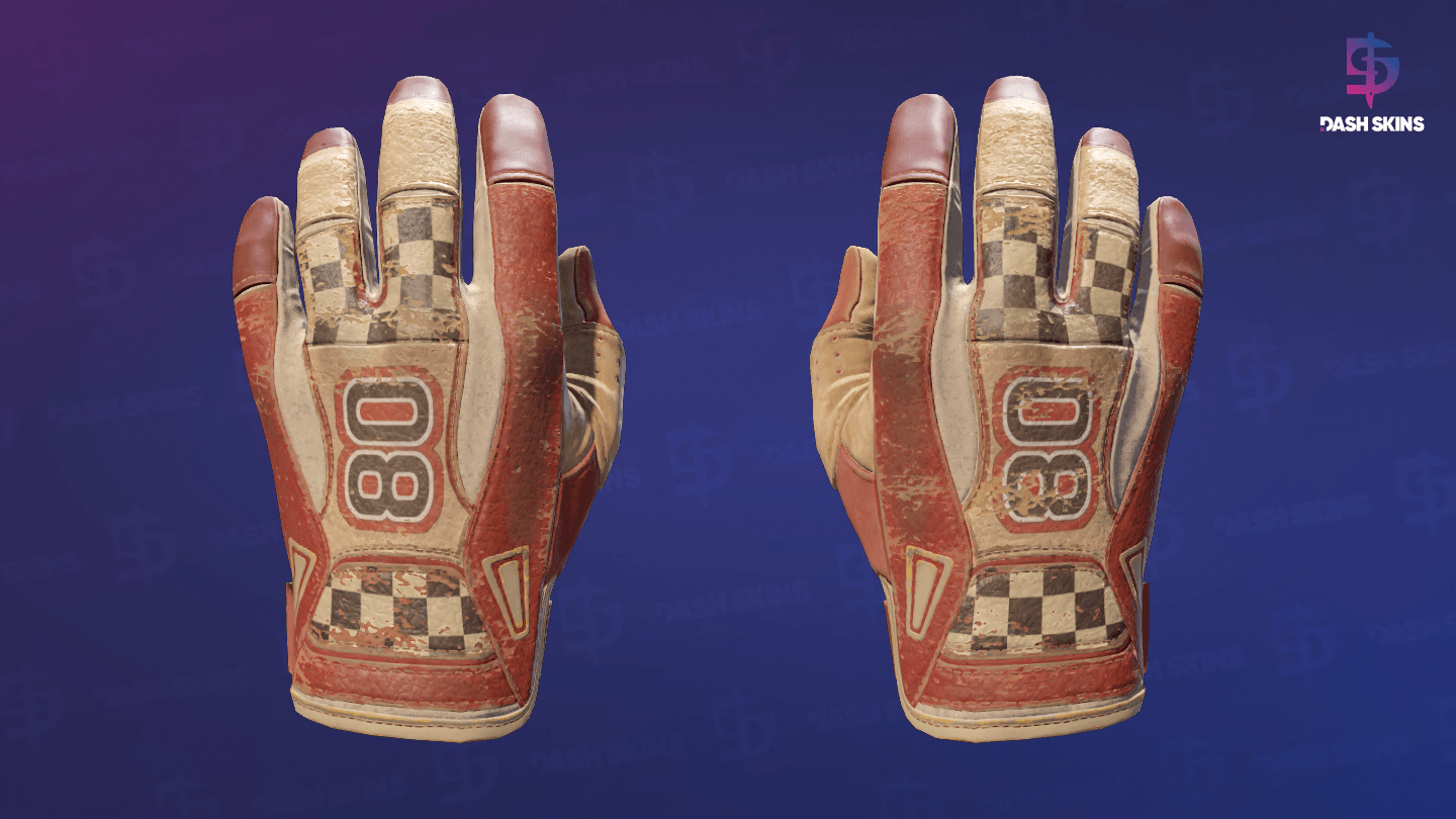 ★ Sport Gloves | Red Racer (Battle-Scarred) Screenshot Playside