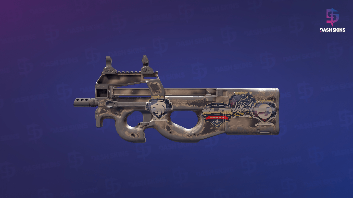 Souvenir P90 | Scorched (Battle-Scarred) Screenshot Playside
