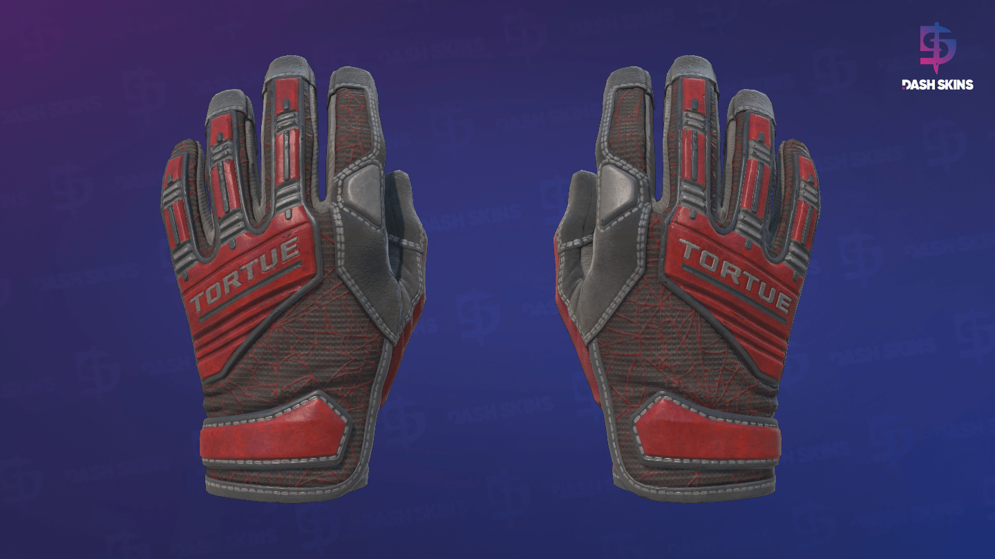★ Specialist Gloves | Crimson Web (Minimal Wear) Screenshot Playside