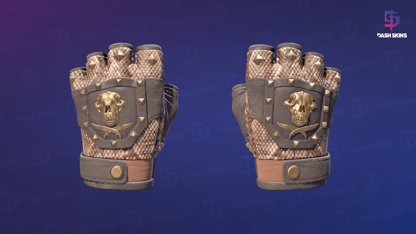 ★ Bloodhound Gloves | Snakebite (Battle-Scarred) Screenshot Playside