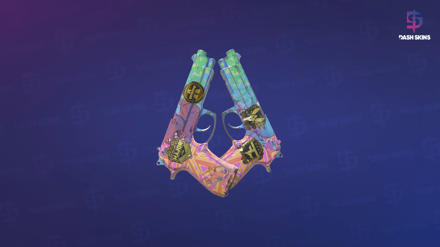 Souvenir Dual Berettas | Sweet Little Angels (Field-Tested) Screenshot Playside