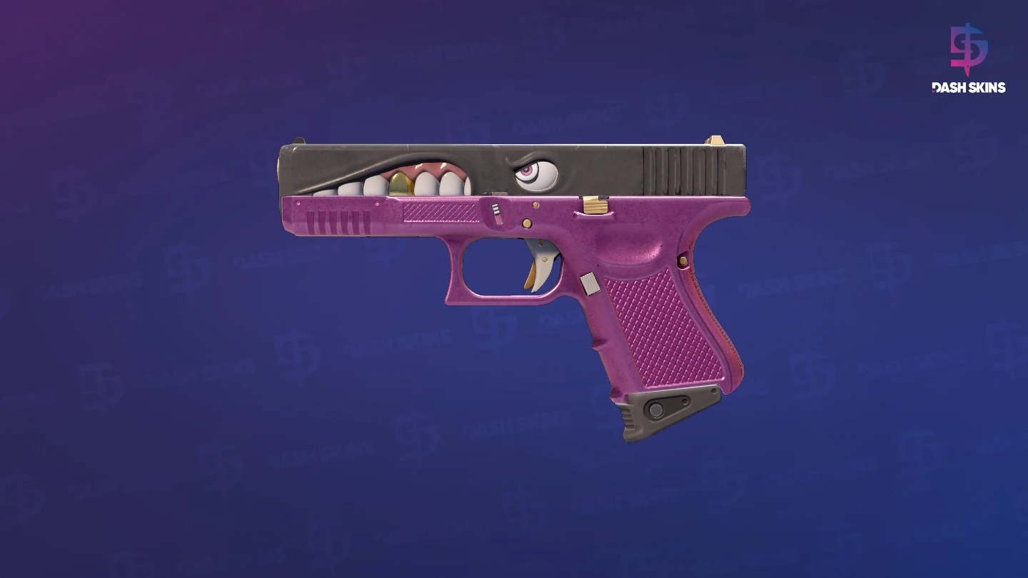 Glock-18 | Gold Toof (Minimal Wear) Screenshot Playside