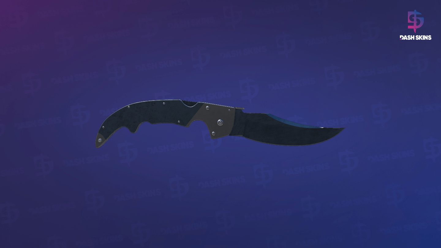 ★ Falchion Knife | Blue Steel (Minimal Wear) Screenshot Playside
