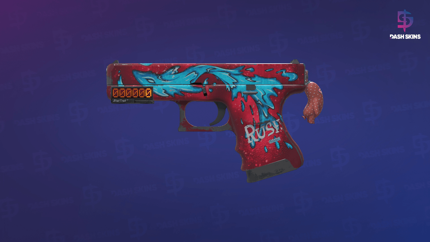 StatTrak™ Glock-18 | Water Elemental (Field-Tested) Screenshot Playside