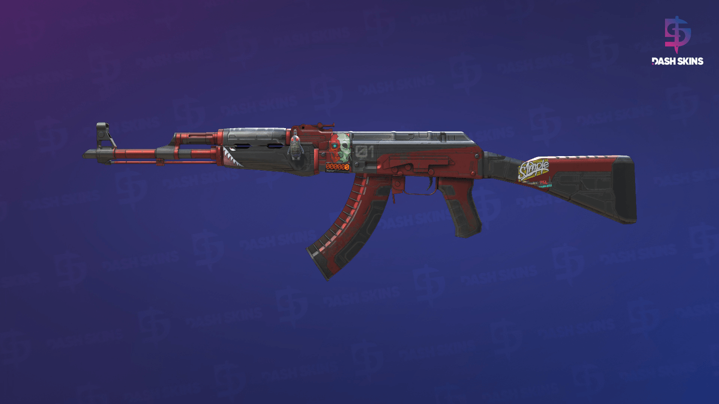 StatTrak™ AK-47 | Orbit Mk01 (Minimal Wear) Screenshot Playside