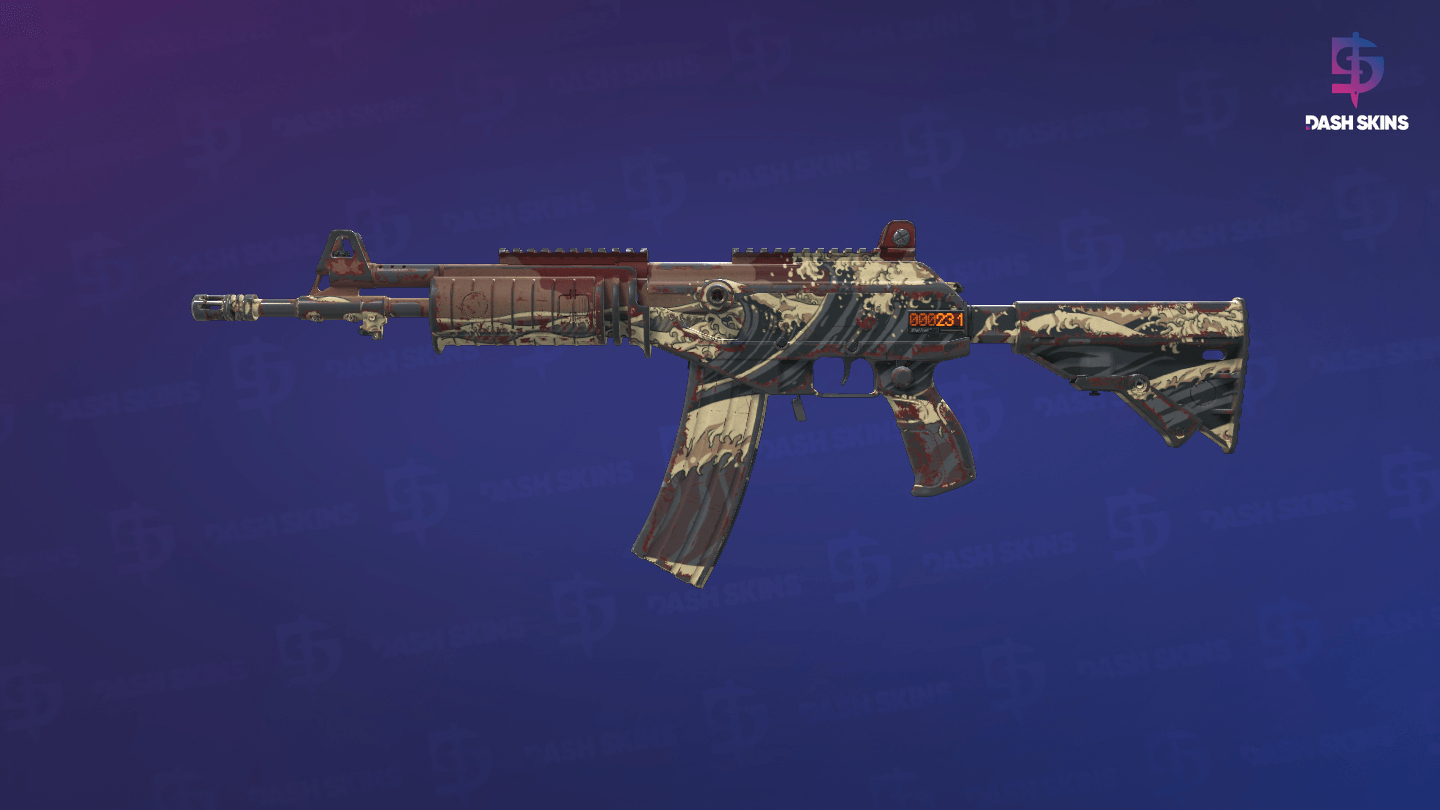 StatTrak™ Galil AR | Crimson Tsunami (Field-Tested) Screenshot Playside