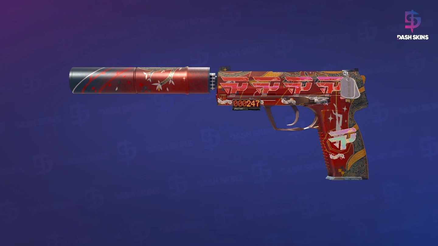 StatTrak™ USP-S | The Traitor (Well-Worn) Screenshot Playside