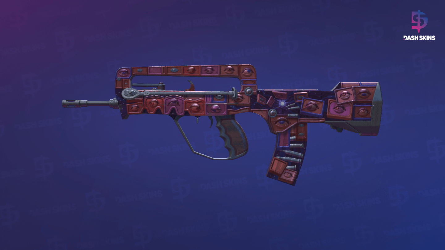 FAMAS | Rapid Eye Movement (Well-Worn) Screenshot Playside