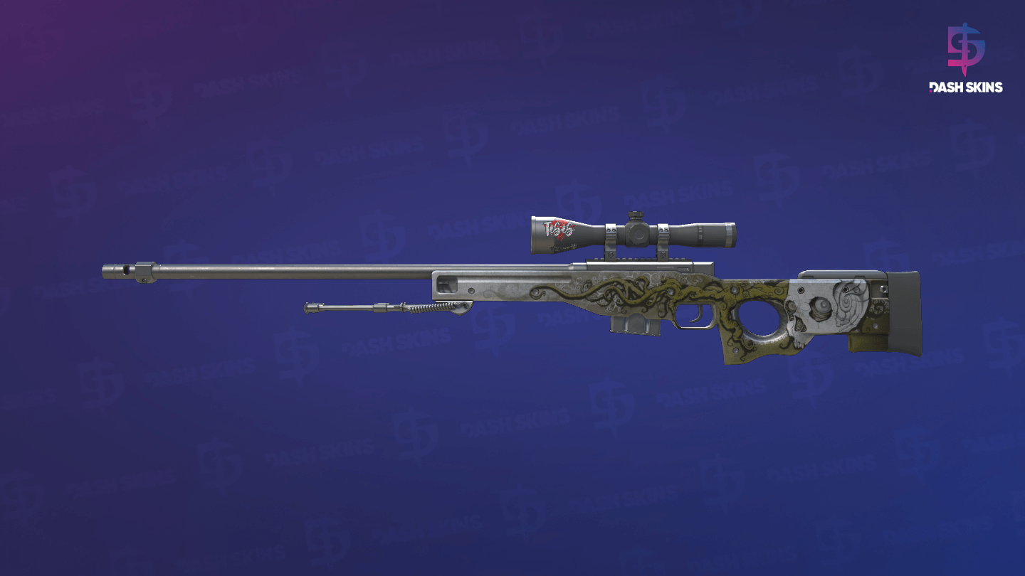 AWP | Worm God (Well-Worn) Screenshot Playside