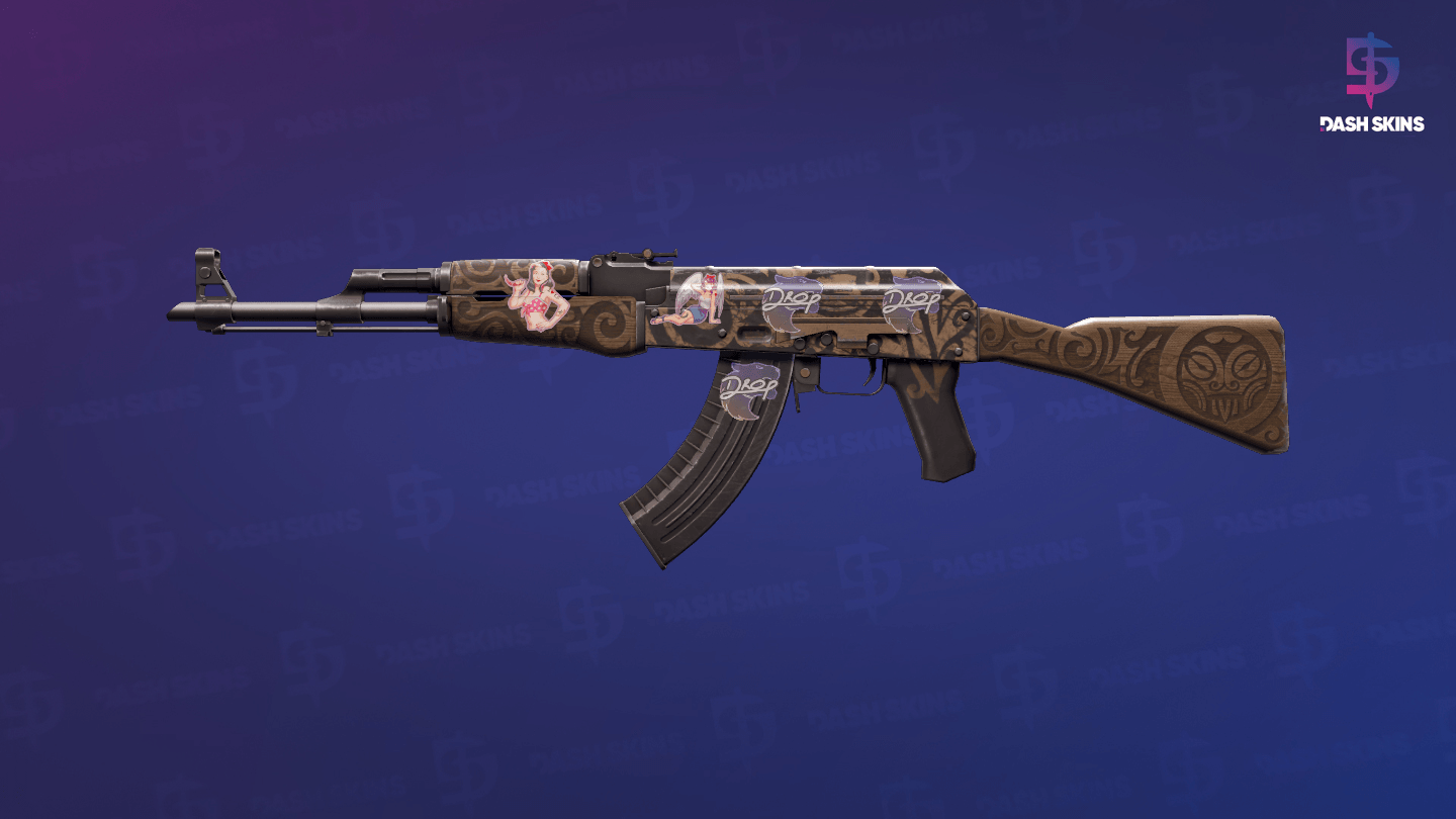 AK-47 | Uncharted (Minimal Wear) Screenshot Playside