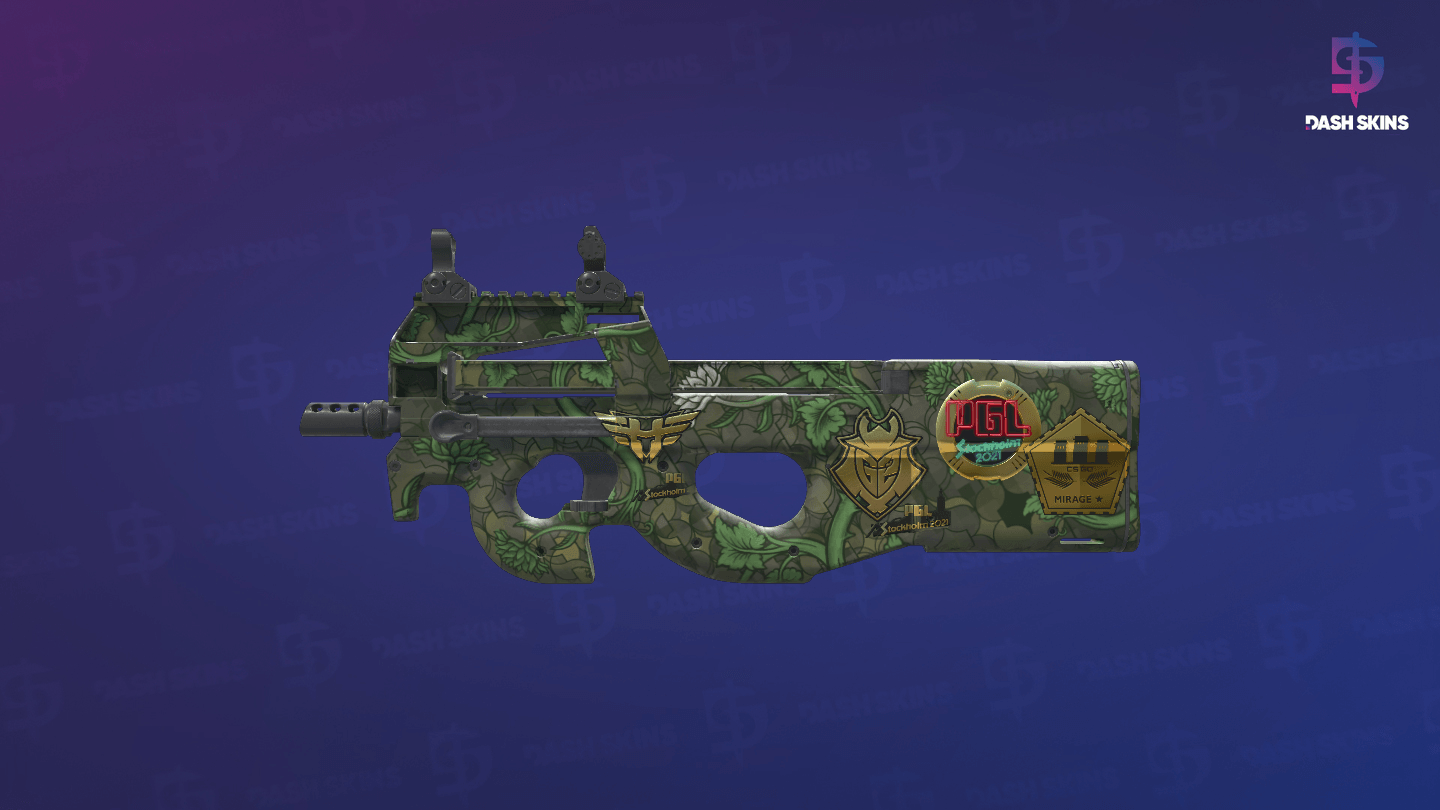 Souvenir P90 | Verdant Growth (Factory New) Screenshot Playside