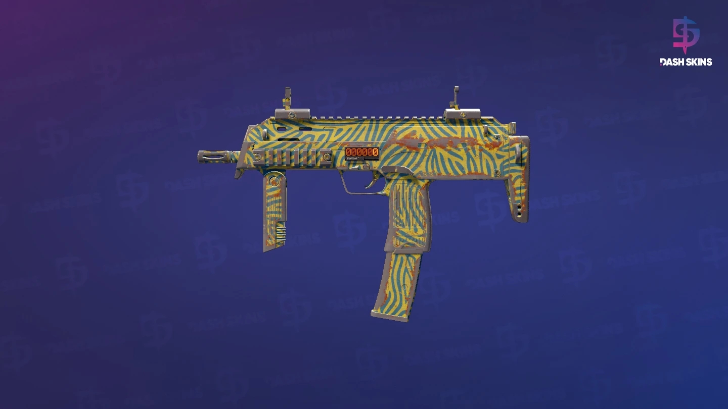 StatTrak™ MP7 | Akoben (Well-Worn) Screenshot Playside