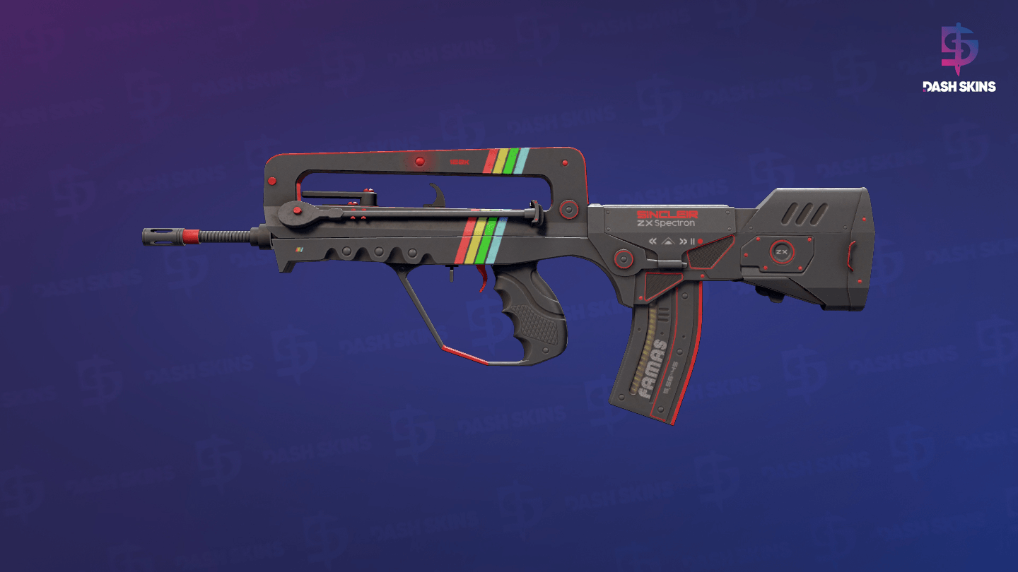 FAMAS | ZX Spectron (Battle-Scarred) Screenshot Playside