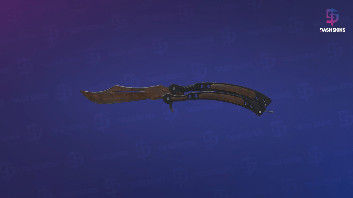 ★ Butterfly Knife | Rust Coat (Battle-Scarred) Screenshot Playside