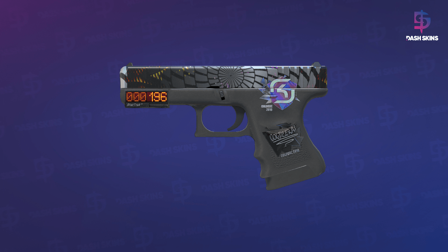 StatTrak™ Glock-18 | Grinder (Minimal Wear) Screenshot Playside