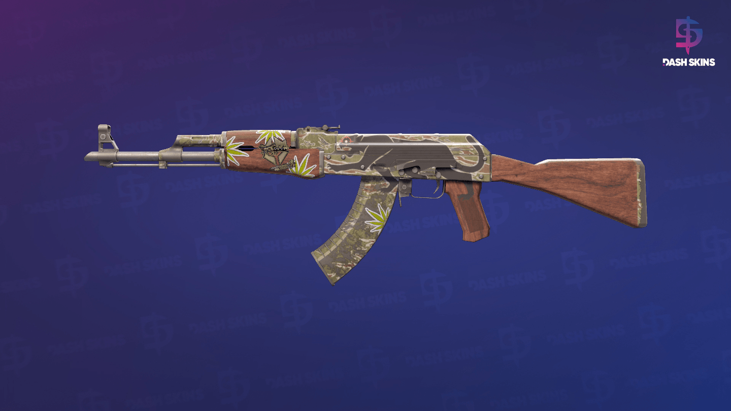 AK-47 | Jaguar (Well-Worn) Screenshot Playside