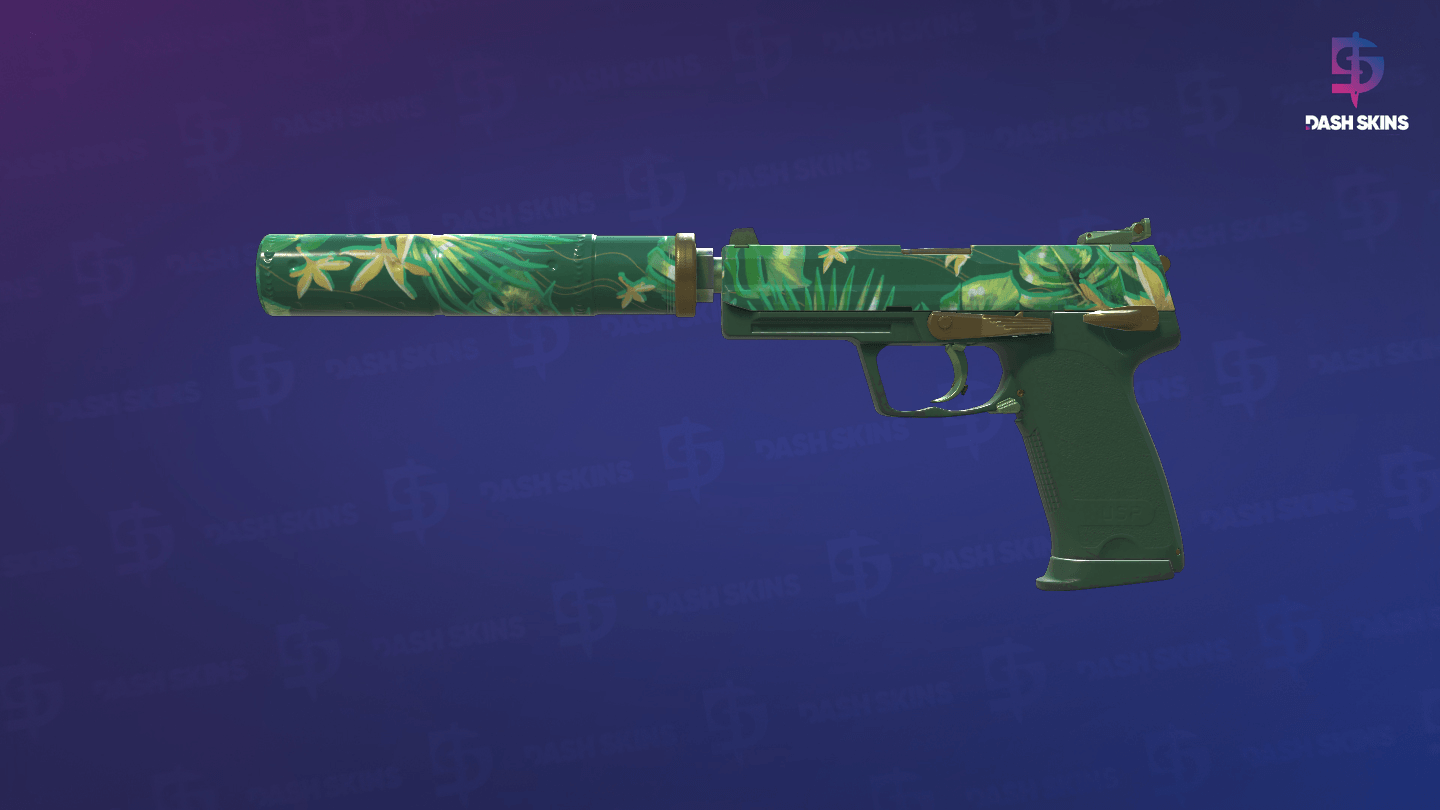 USP-S | Tropical Breeze (Minimal Wear) Screenshot Playside