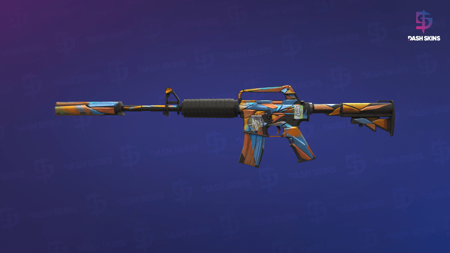 M4A1-S | Leaded Glass (Well-Worn) Screenshot Playside