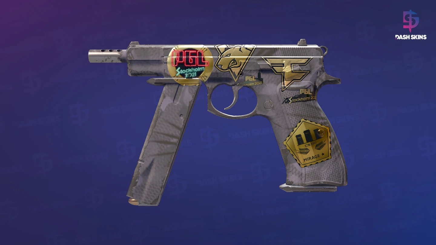 Souvenir CZ75-Auto | Midnight Palm (Field-Tested) Screenshot Playside