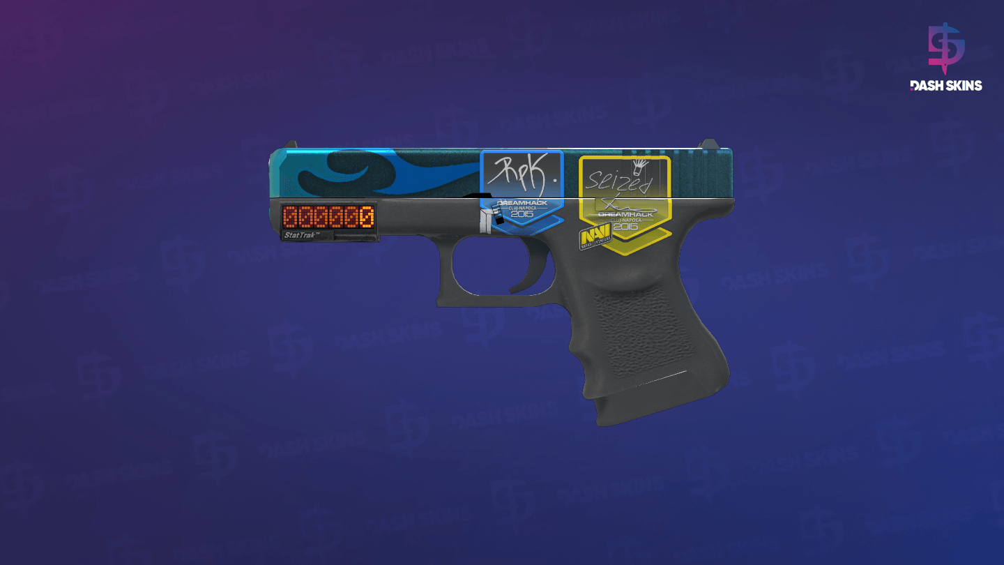 StatTrak™ Glock-18 | Bunsen Burner (Field-Tested) Screenshot Playside