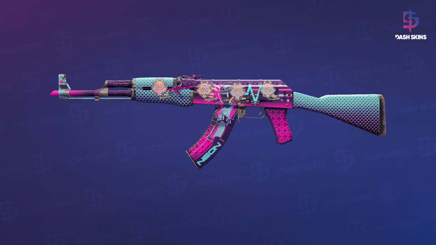 AK-47 | Neon Rider (Field-Tested) Screenshot Playside