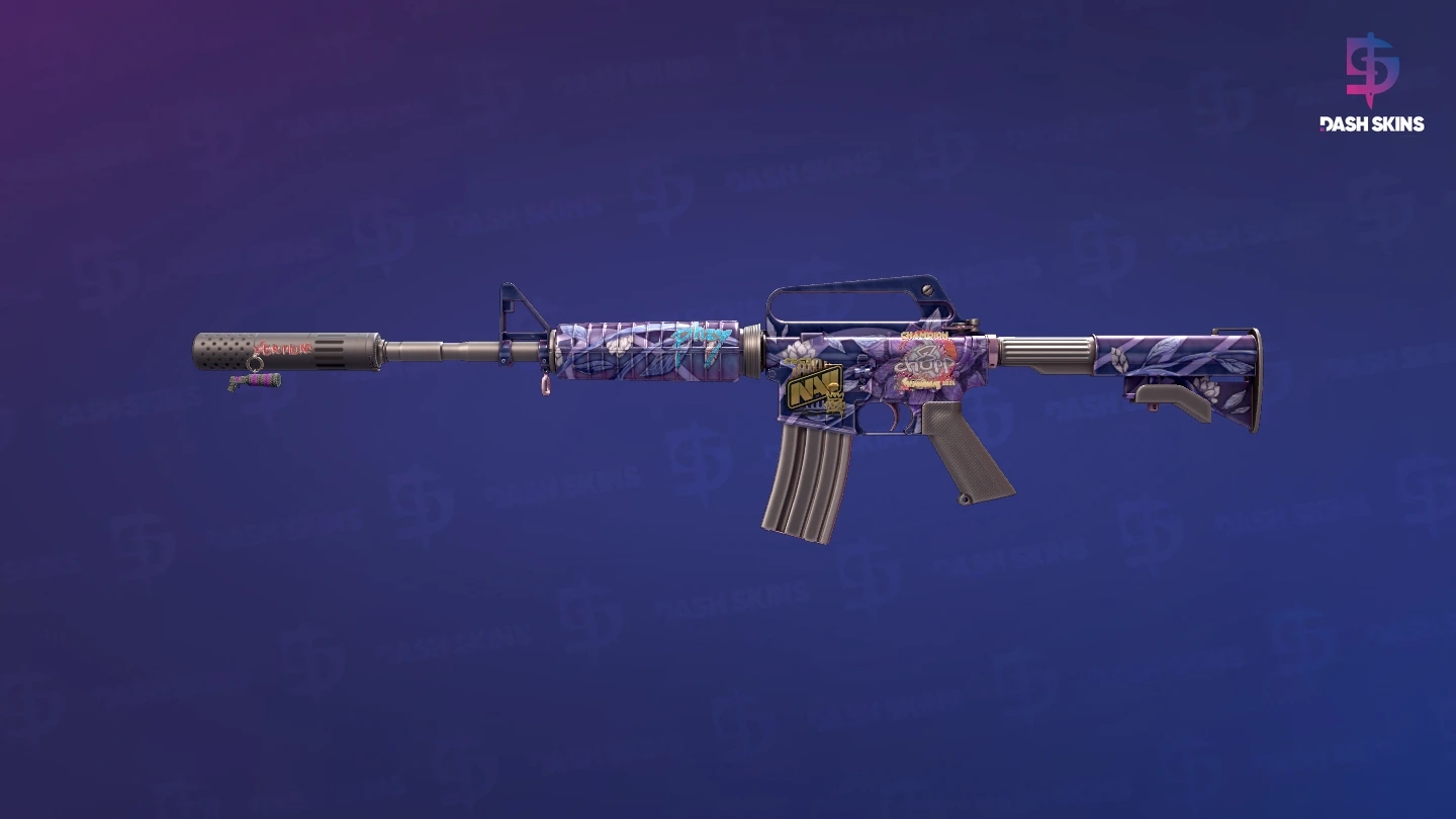 M4A1-S | Black Lotus (Minimal Wear) Screenshot Playside