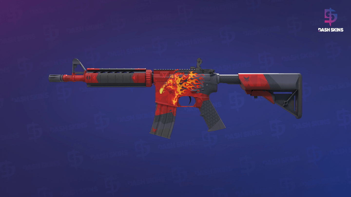 M4A4 | Evil Daimyo (Minimal Wear) Screenshot Playside