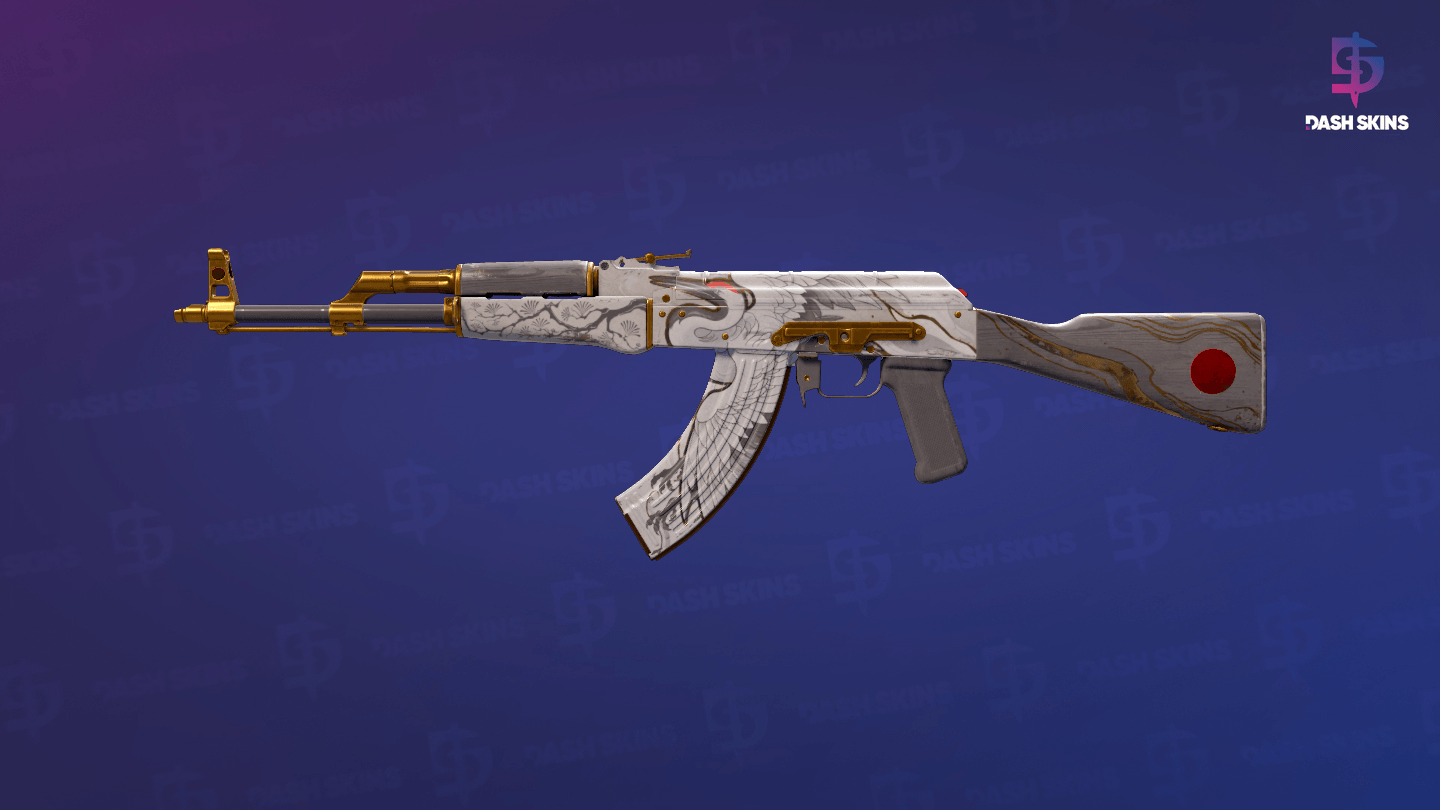 AK-47 | Crane Flight (Well-Worn) Screenshot Playside
